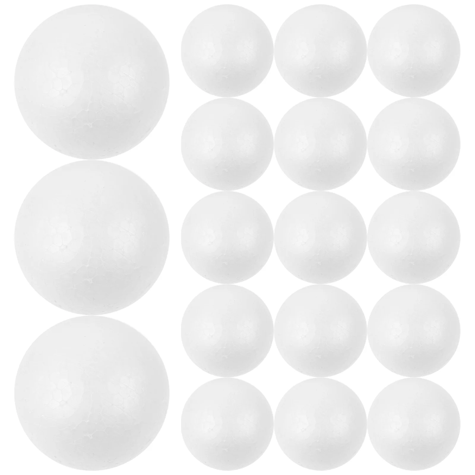 25 шт. белые ремесленные шарики из пенопласта шары планеты полистирол детские
