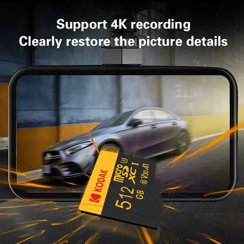 Карта памяти Kodak Micro SD 64/128/256/512/32 ГБ Class10