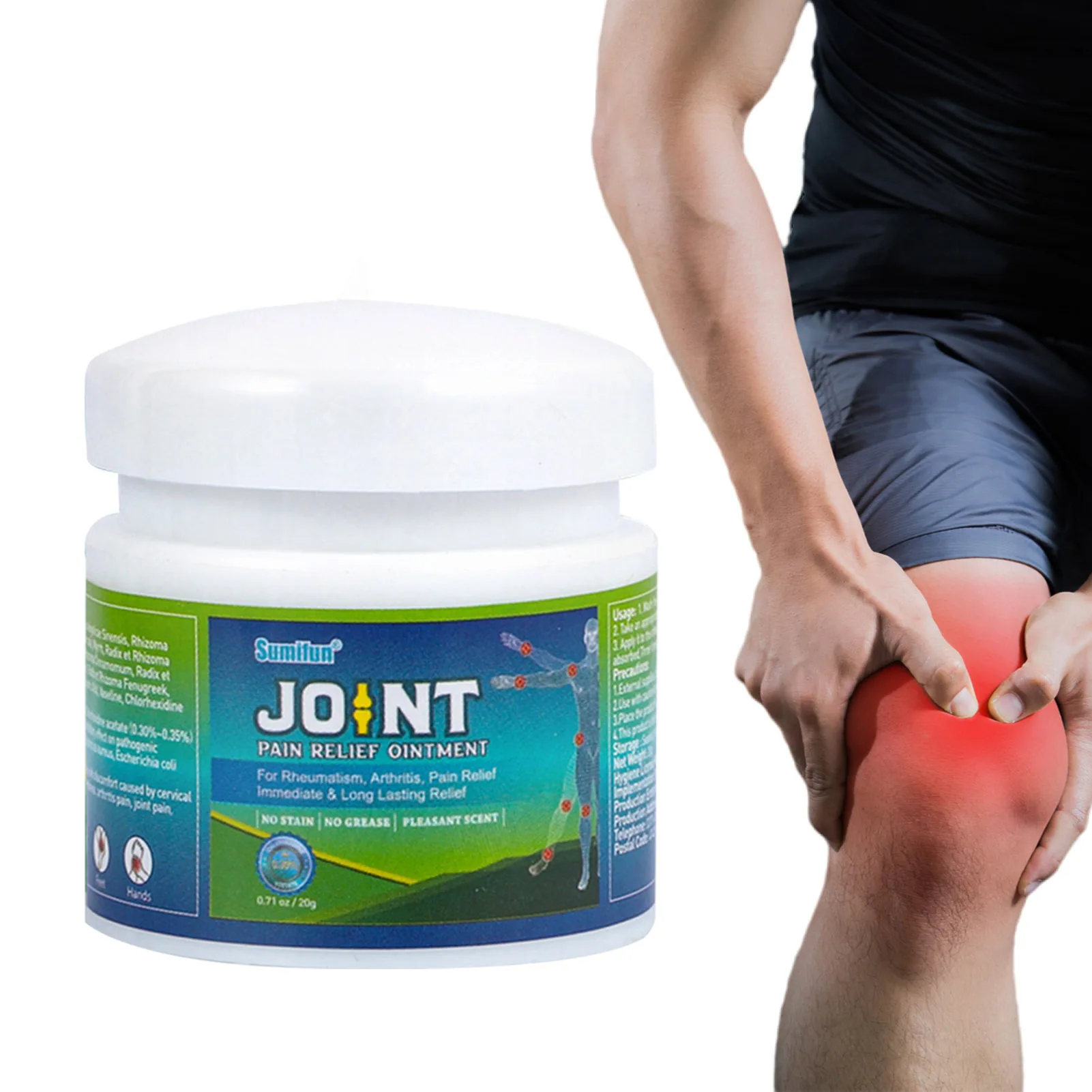 

Relief Cream For Joint 0.7 Oz Cream For Muscle Immediate And Long-Lasting Relief For Joints Muscle Shoulder Neck Back