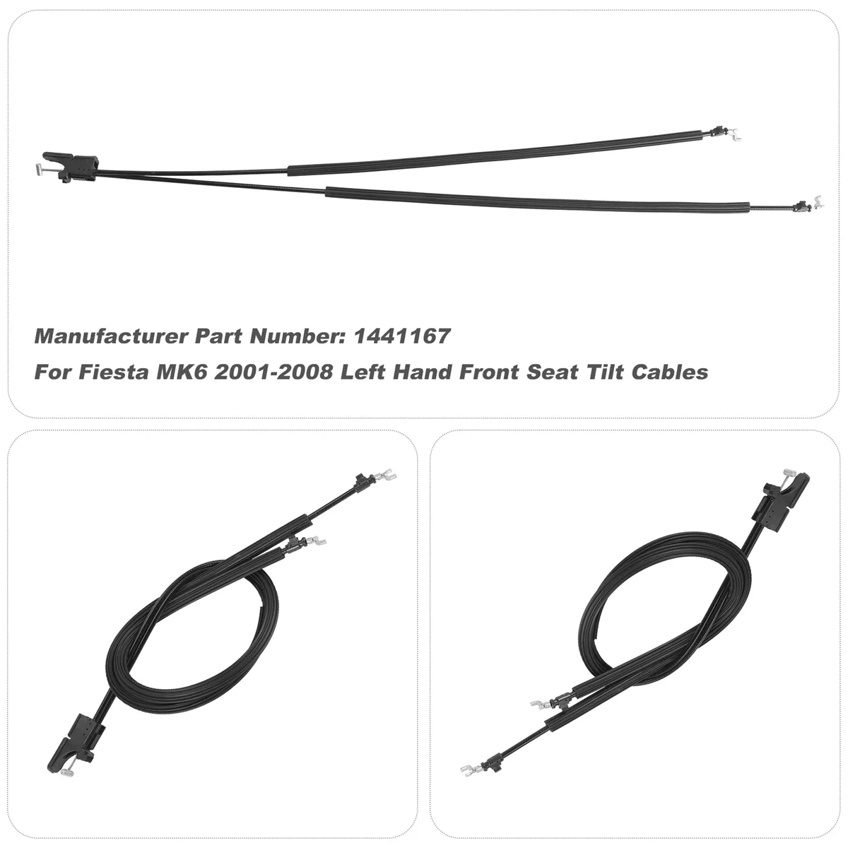 

Левый фронтальный Наклонный кабель для Fiesta MK6 2001-2008 1441167