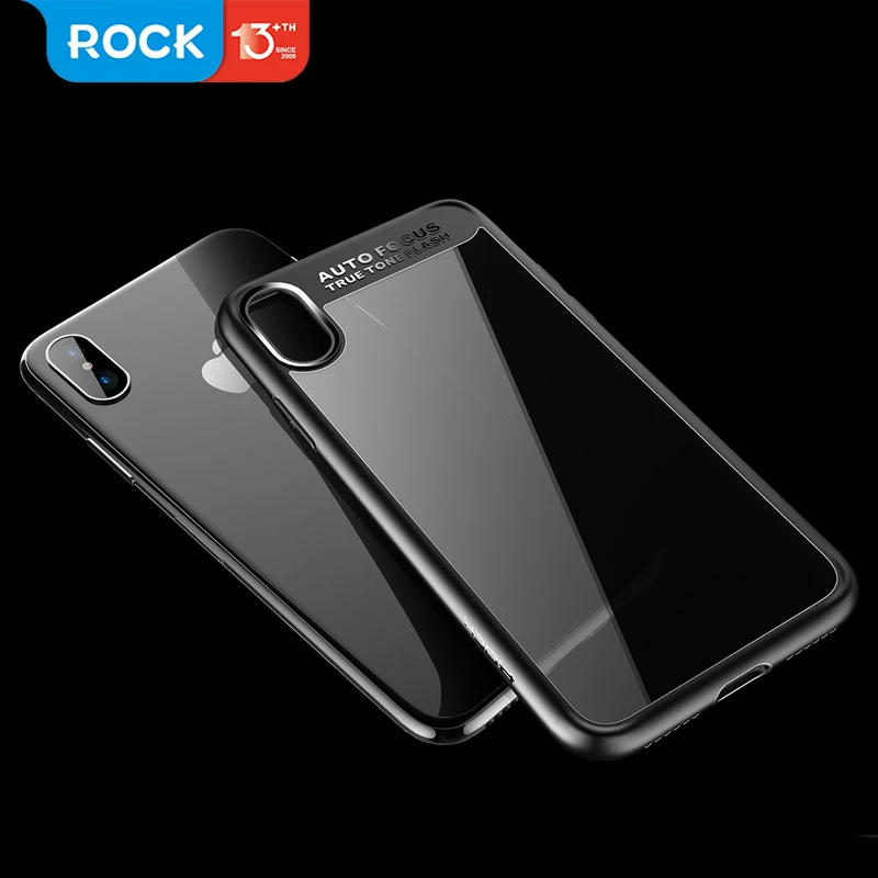 Чехол для iPhone X XS, оригинальный прозрачный мягкий тонкий прозрачный Чехол-накладка из поликарбоната и ТПУ для iPhone X XS