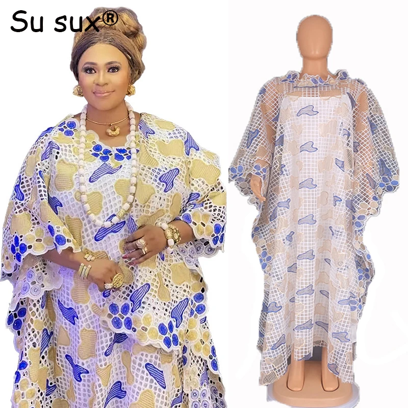 

Африканские платья для женщин 2023 одежда Дашики Abayas Дубай мусульманское зеленое Макси платье с сеткой платье Африканское женское платье