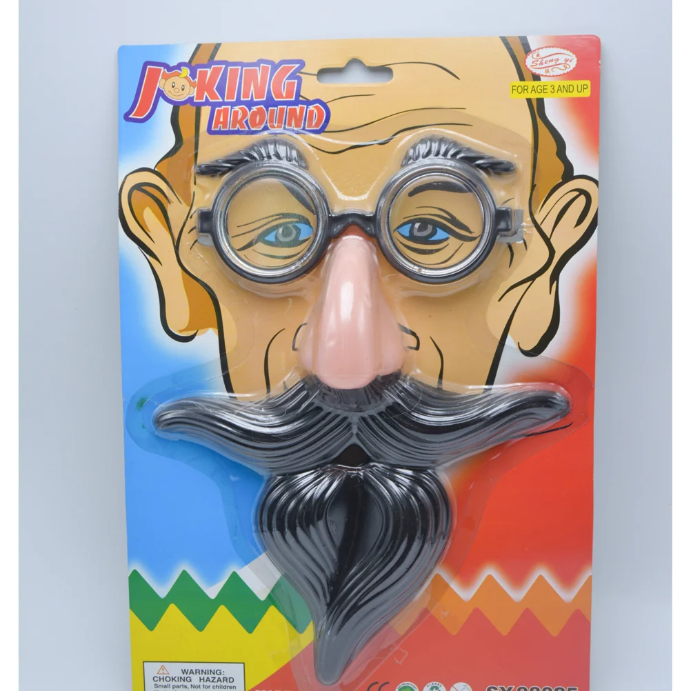 

1 Eyeglasses Attractive Creative Mustache Funny Glasses for Party Decoration