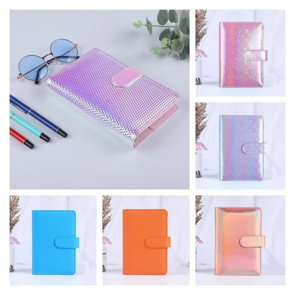 

Protective Beautiful 6 Ring Magnetic Buckle Notebook Binder Practical Journal Binder Reusable for Schools
