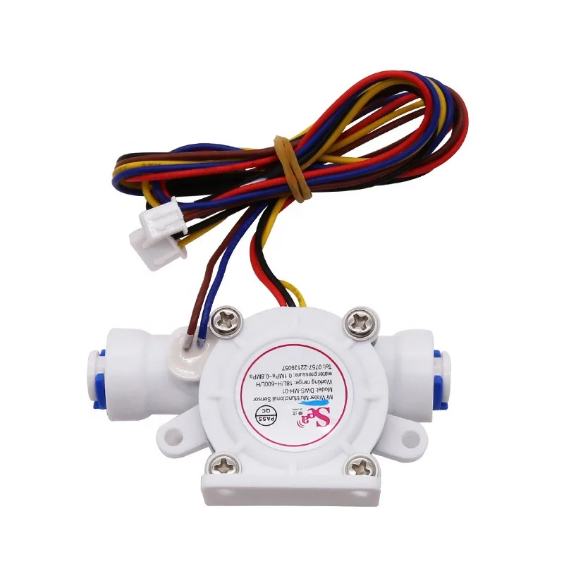 Фото Датчик потока воды SEA MH-01 ML-01 DC3.5-24V 1/4 PE POM, OEM расходомеры для бытовых фильтров обратного осмоса №3