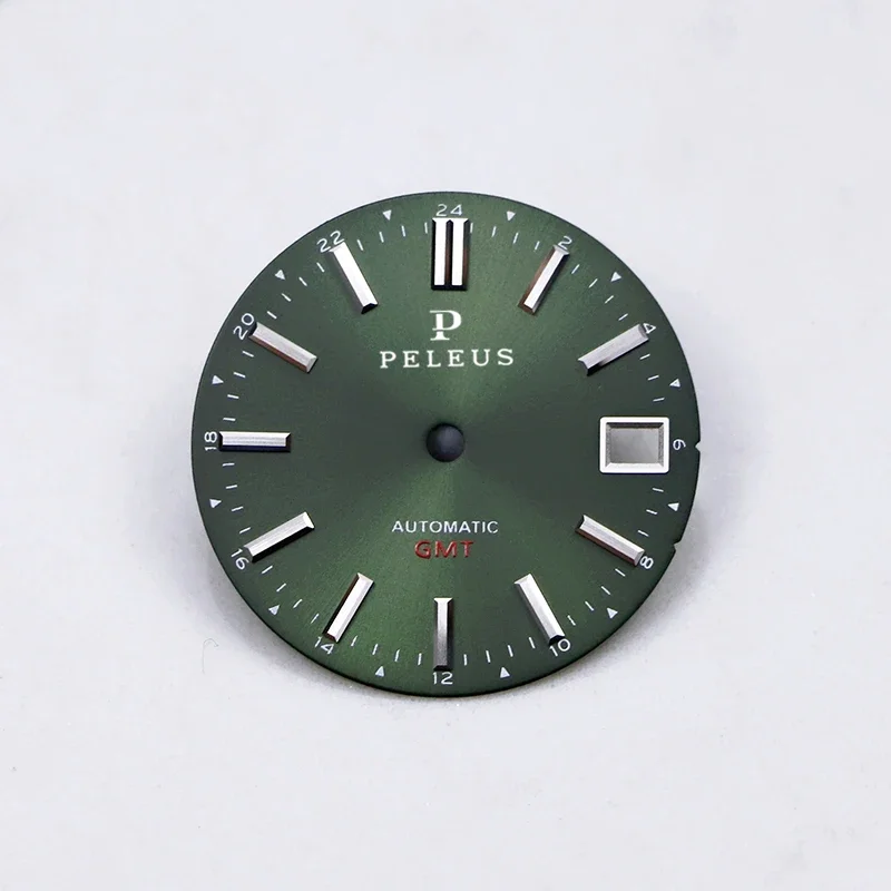 Модный циферблат PELEUS GMT для NH34 28 5 мм