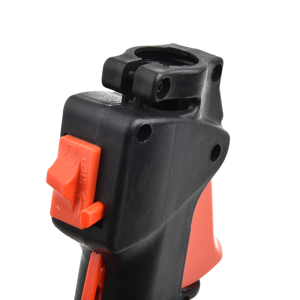 

Durable High Quality New Useful Strimmer switch Throttle Cable Strimmer Switch 1pcs Brushcutter Multi tool Orange
