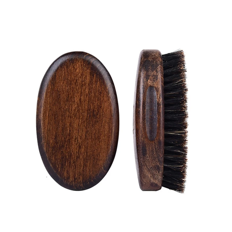 

Boar Bristle Beard Brush Classical Wood Handle Beard Shaving Brush for Beard Soften & Cleaning Birthday Gift for Drop Shipping
