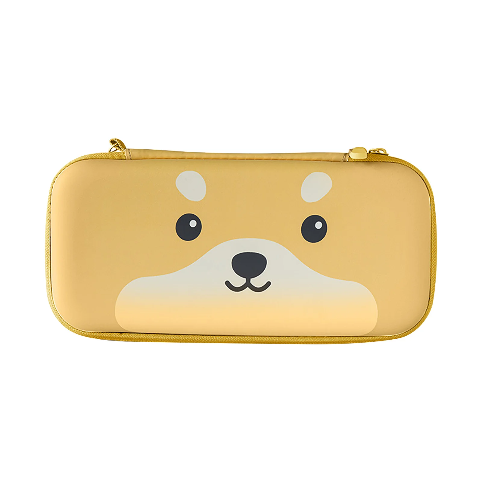 

Game Console Storage Bag Cat Dog Zipper Closure Cartoon Cute Easy Clean Wear Resistant PU Travel Portable Scratch Proof