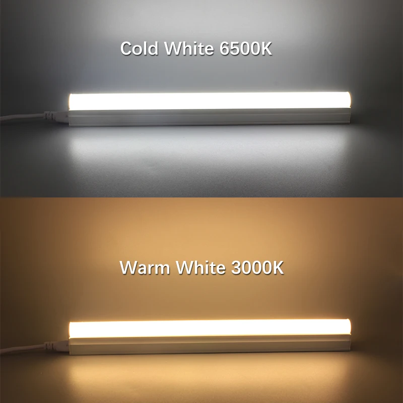 T5 LED Tube Light 220V Replacement LED Fluorescent Light 30/45cm LED Bar Wall Lamp 4W 5W 6W 8W For Home Kitchen Bedroom Lighting images - 6