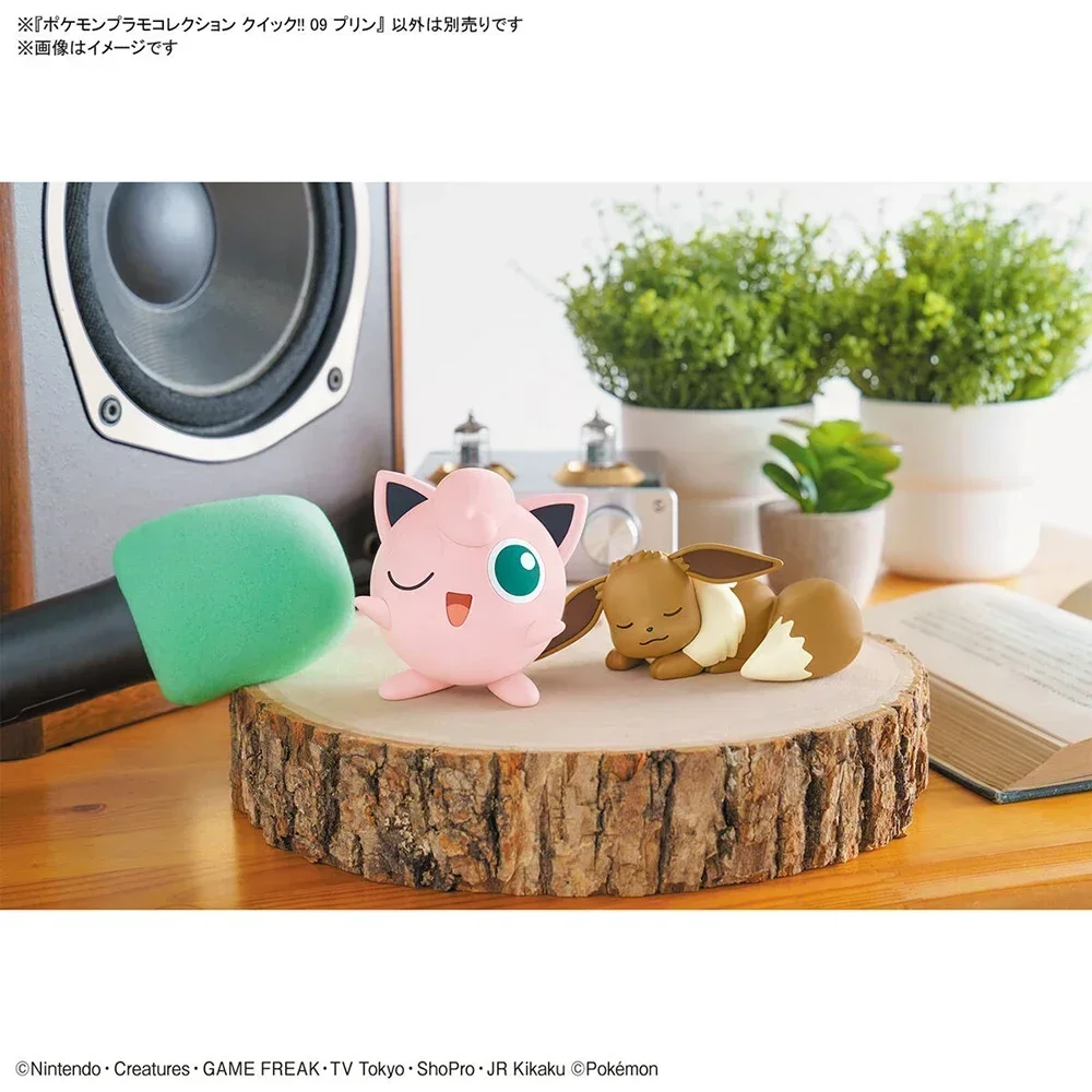 Оригинальный комплект фигурок покемонов Bandai серия Quick Jigglypuff ручная сборка