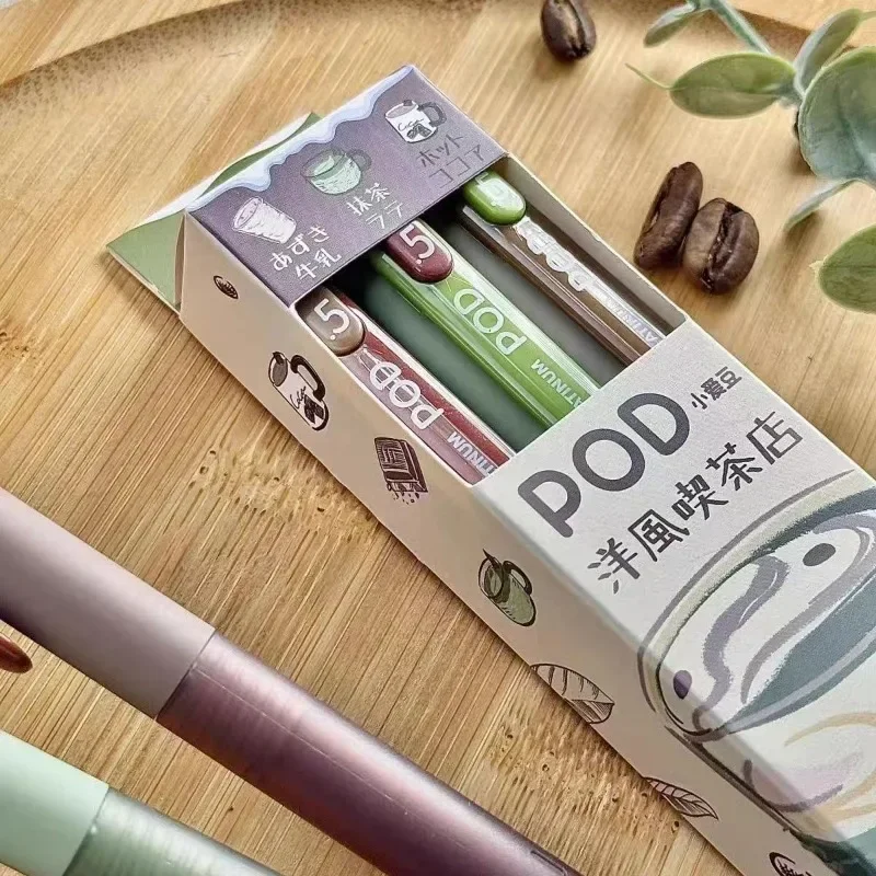 Platinum Love Bean POD5 Matcha Series Новая нейтральная игольная ручка 0 5 мм в стиле вестерн