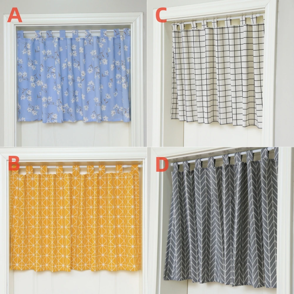 Полукруглые занавески для кабинета кафе яруса спальни полузатемняющие Оконные