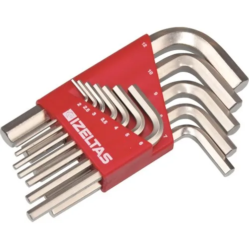 İzeltaş 4900 Allen Key Tool Six Corner 10 Piece