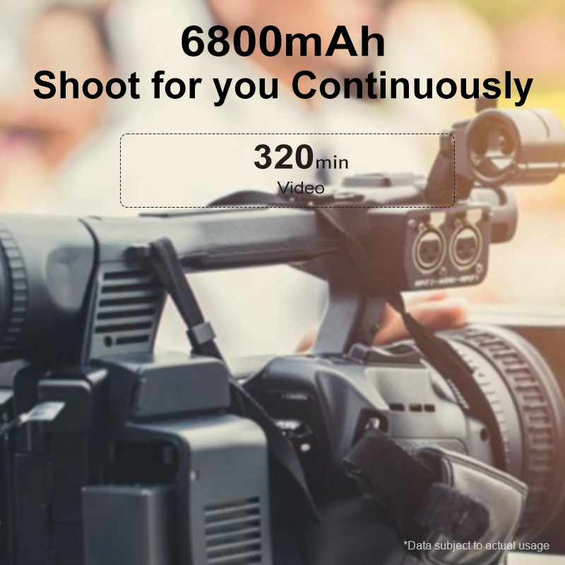 Аккумулятор BP-U100 емкостью 6800 мАч для камеры Sony EX260 EX280 Z280 FS5 7 FX6 Z190 EX1R EX200 BP-U30 U60 U70 U90 с