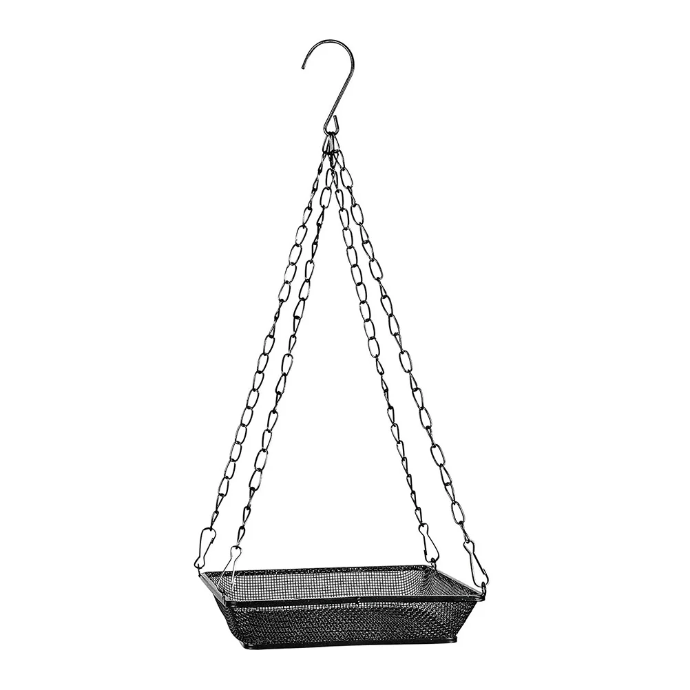 

Metal Outdoor Bird Feeder Hanging Bird Feeder Tray Platform Bird Feeder