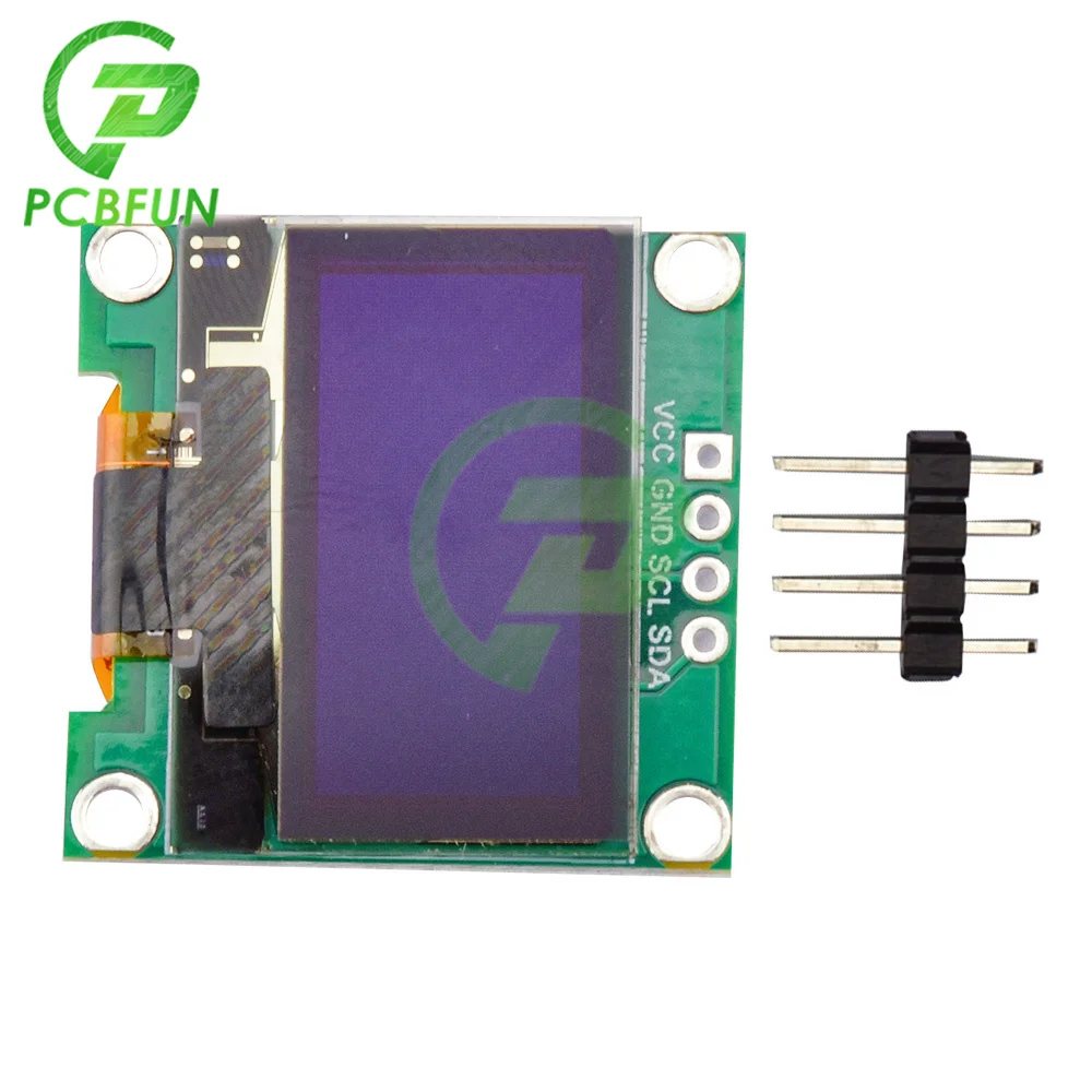 OLED-модуль 0 96 дюйма Драйвер интерфейса IIC/I2C x 6 4 разрешения для Arduino |