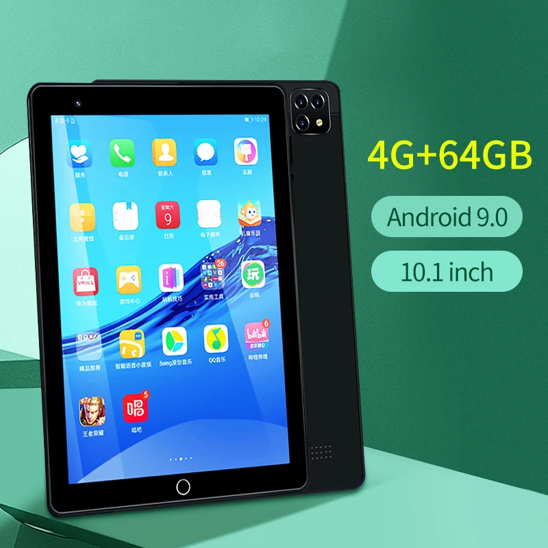 

2023 New Andoid 9.0 Tablet PC Online Class 4GB RAM 64GB ROM Dual Sim Card 10.1 Inch Octa Core 4G Phone WiFi Tablet