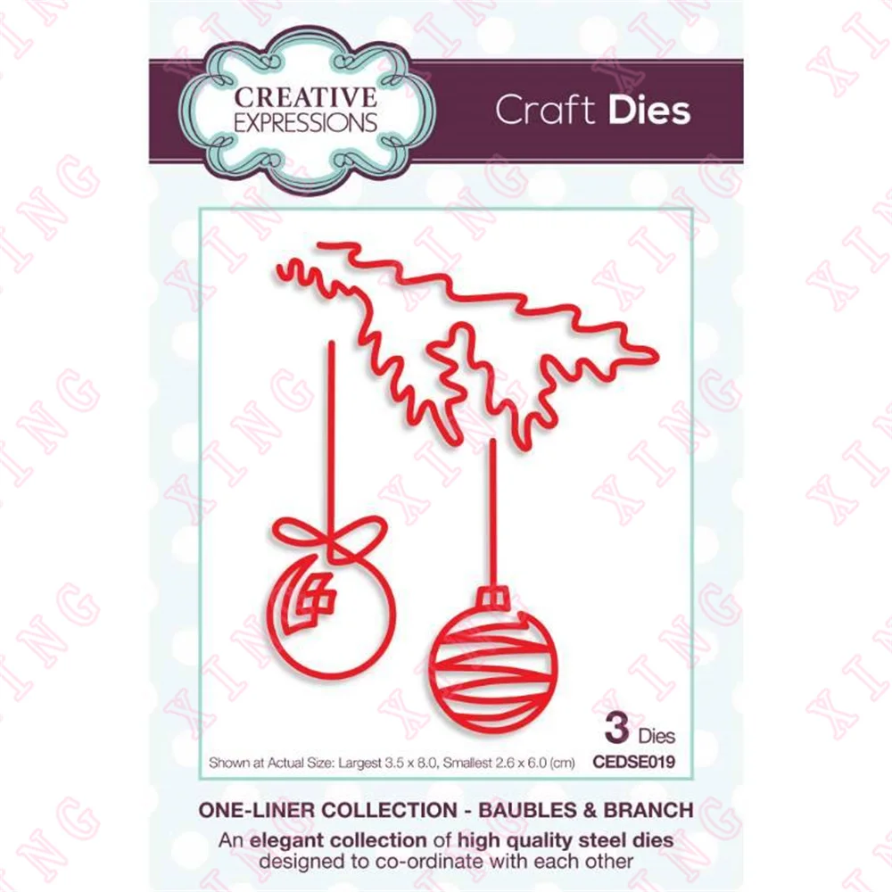 

Newest Baubles & Branch Craft Die Diy Scrapbook Diary Blade Punch Mold Metal Cutting Dies Embossing Decoration Reusable Template