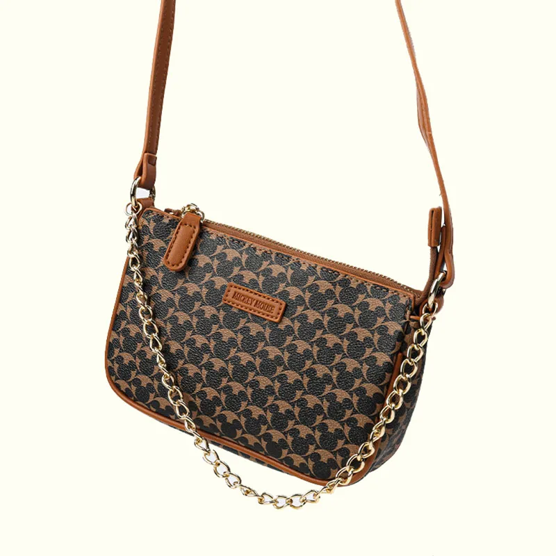 Disney Ladies Shoulder Bag for Women Girls Luxury Designer Crossbody Bag Mickey Mouse Purse Portable Fashion Free Shipping