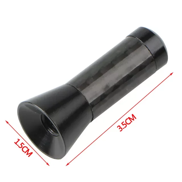 

Universal Car Roof Antenna 3.5/8/12cm Carbon Fiber Radio Aerial Antenna with M3 M4 M5 M6 Screws Car Exterior Decoration