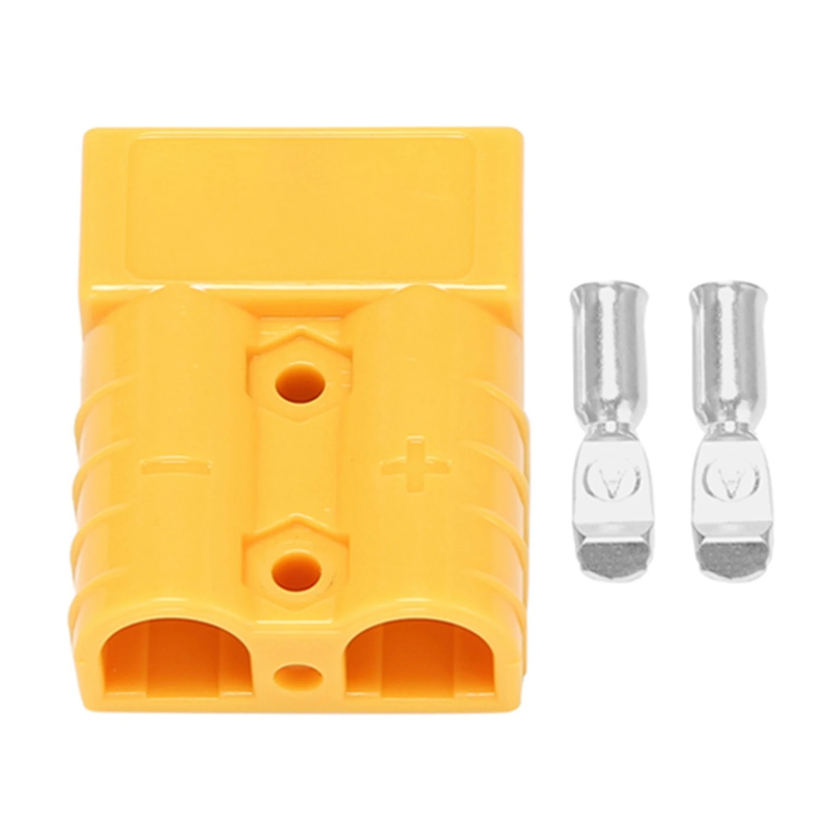 

For Anderson Style Plug Connectors 50A 600V 6-12AWG AC/DC Power Tool for 6AWG Plated Solid Terminals Plugs Yellow