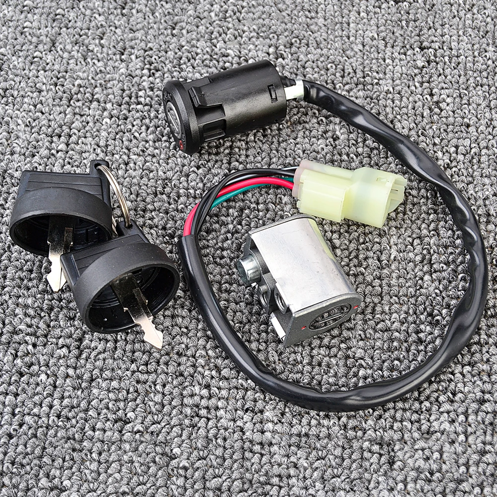 Замок сиденья переключателя зажигания с комплектом ключей для Kymco ATV KXR 250