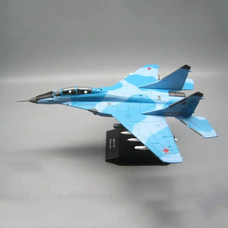 

Модель летательного аппарата Fulcrum MIG-35 в масштабе российского 1/100 года, модели истребителей, детские игрушки для демонстрации коллекций