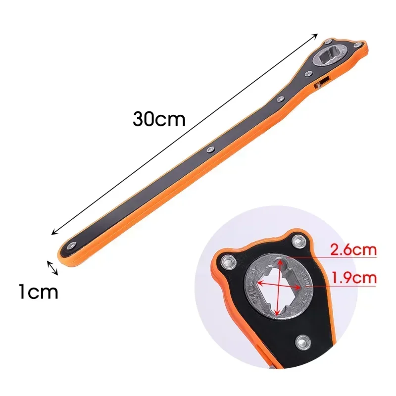 Модернизированный автомобильный подъемный ключ двойного назначения экономные