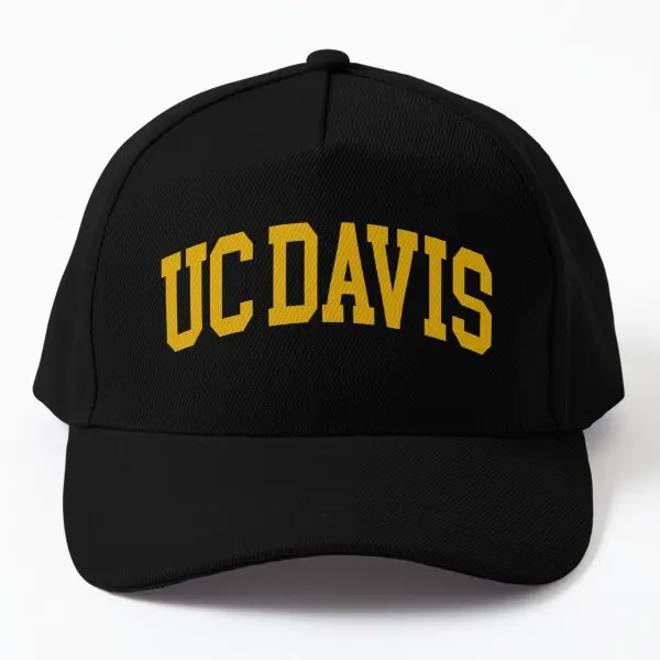 

Uc Davis College Font Curved Baseball Cap Hat Mens Printed Black Women Casquette Solid Color Fish Snapback Hip Hop Summer Sun