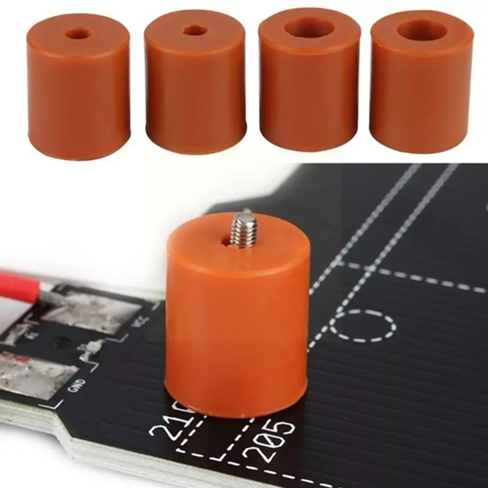 

4PCS High Temperature Silicone Spacer 16mm 18mm Heat Bed Leveling Column For Ender 5 Plus Prusa i3 Plus 3D Printer Part