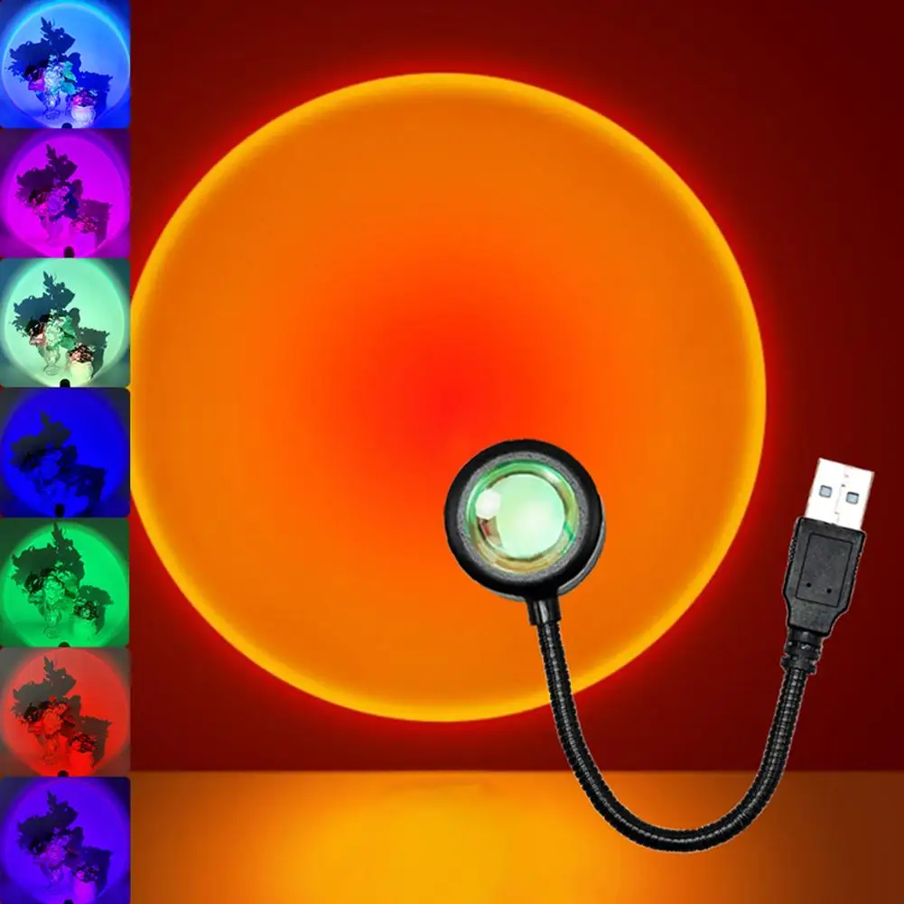 

Светодиодный ночник с питанием от USB, портативный светильник для фотосъемки, декоративная настенная лампа для спальни, гостиной, 5 В, 1 Вт
