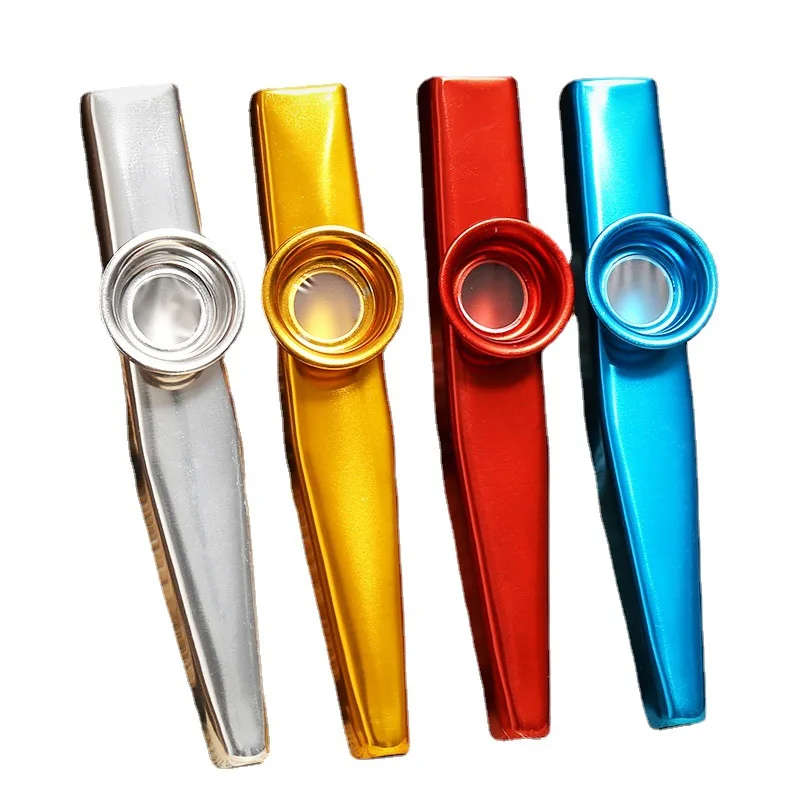 

Metal Kazoo Lightweight Portable For Beginner Flute Instrument Music Lovers Woodwind Instrument Simple Design Lightweight Kazoo