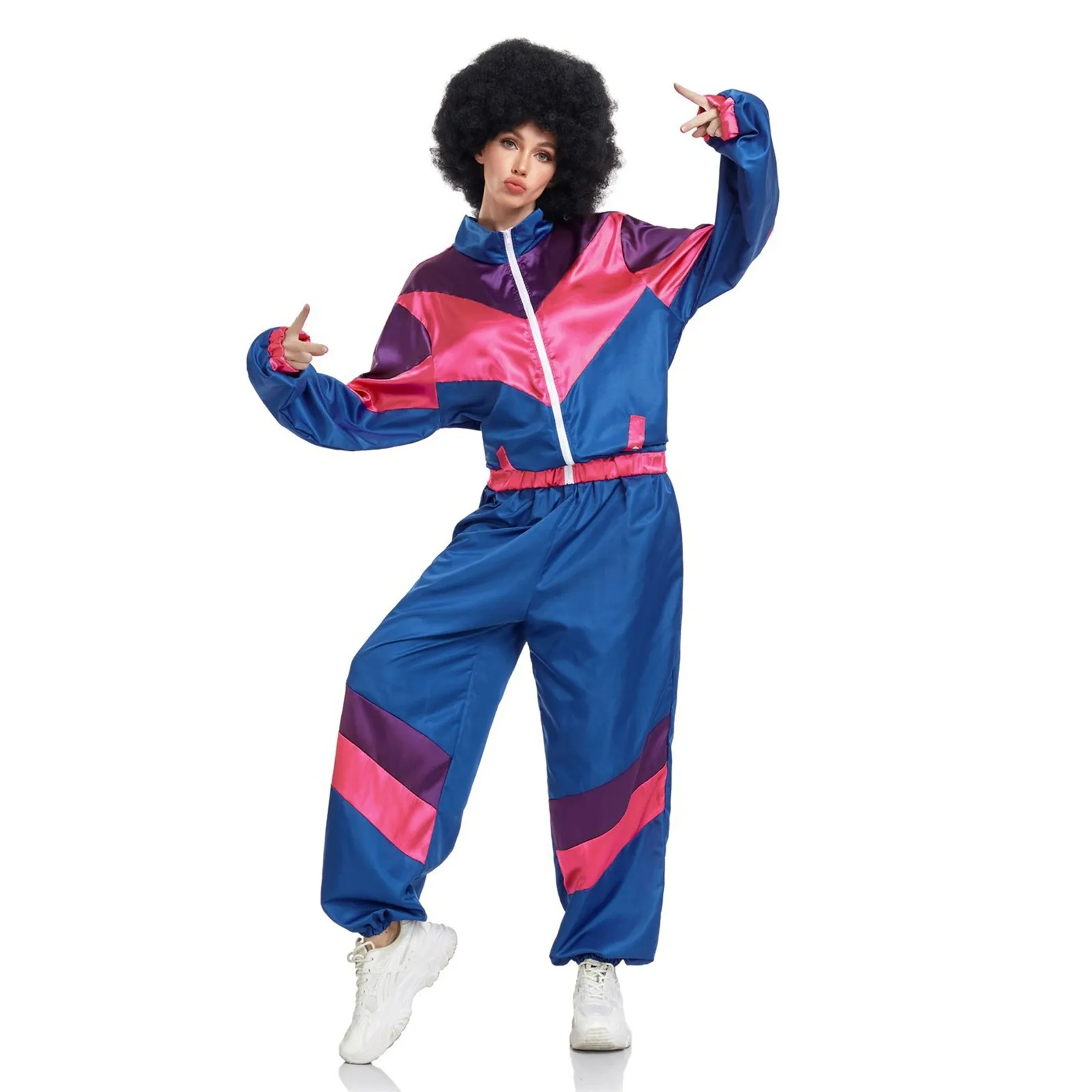 

Couples Hippie Costumes For Women Male Carnival Halloween Vintage 70s 80s Rock Disco Cosplay Outfits Party Fantasia Dress Up