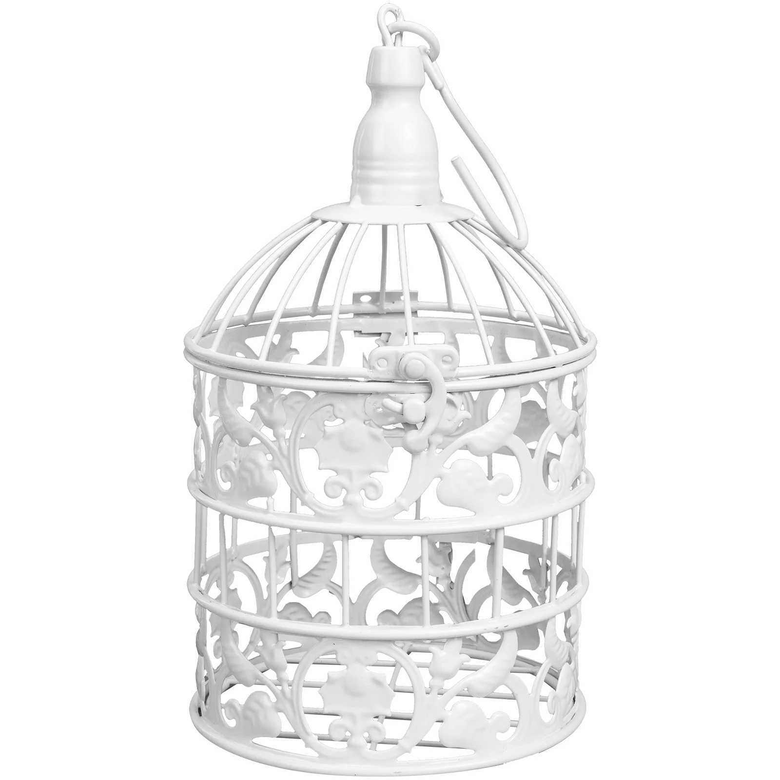 

Wrought Iron Decorative Birdcage Table Centerpieces Wedding Vase Delicate Desktop Decoration Simple Ornament
