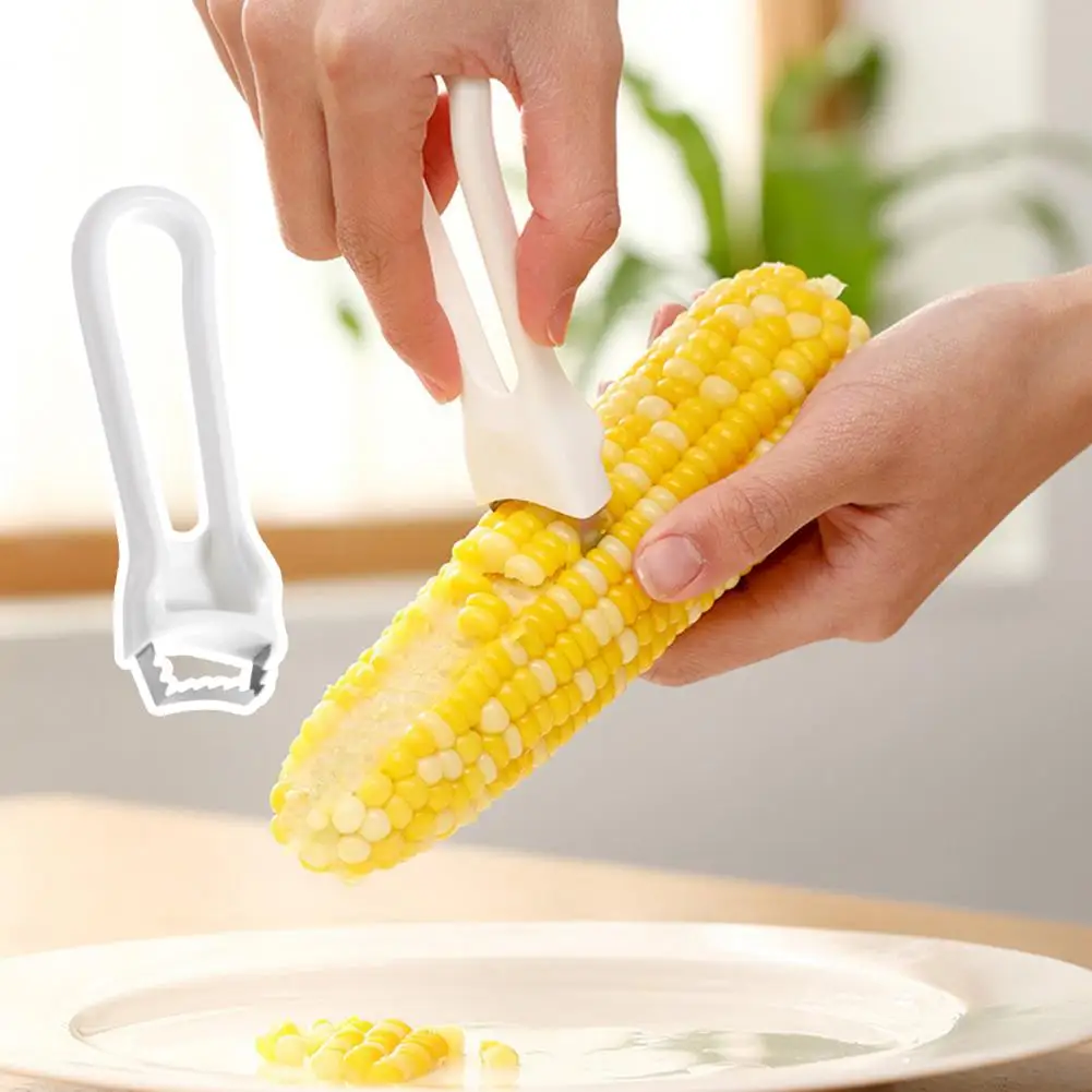 

Corn Peeler Sharp Stainless-steel Blade Reusable Corn Peeler Corn Removal Stripper Vegetable Fruit Tool Kitchen Supplies