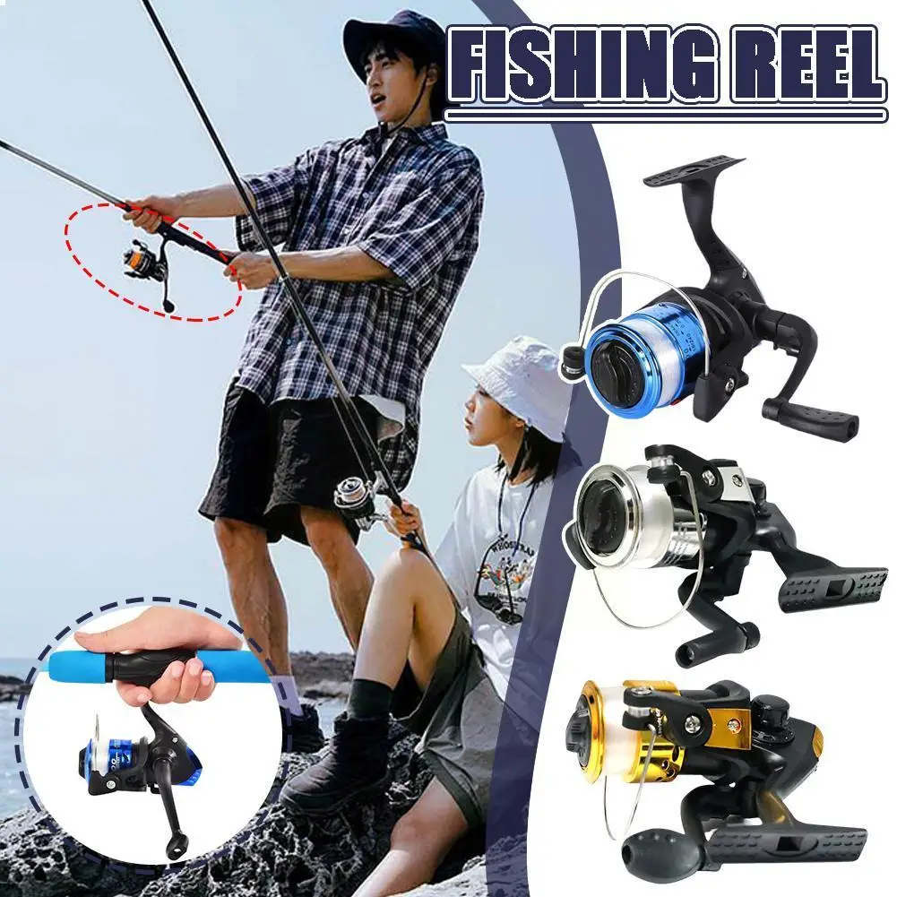 

5.2:1 Ultralight Folding Fishing Reel Spinning Reel With Line Roller Large Line Bait Wheel Vessel Diameter Fishing Casting B0T3