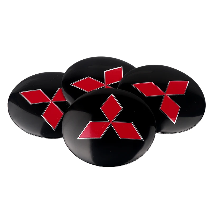 

4 шт., 56 мм, наклейка на крышку автомобиля, центральная крышка ступицы колеса, наклейка для MITSUBISHI Ralliart Lancer Competition Outlander ASX AIRTREK