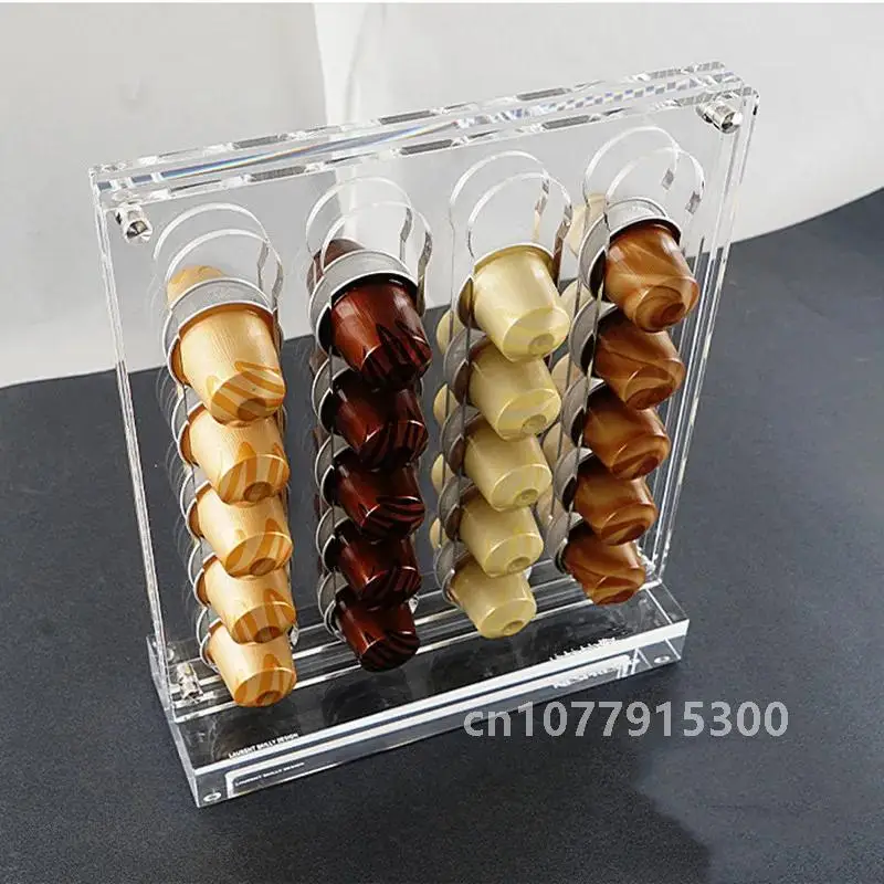 20/48 шт. акриловый держатель для капсул кофе Nespresso OriginalLine стойка хранения