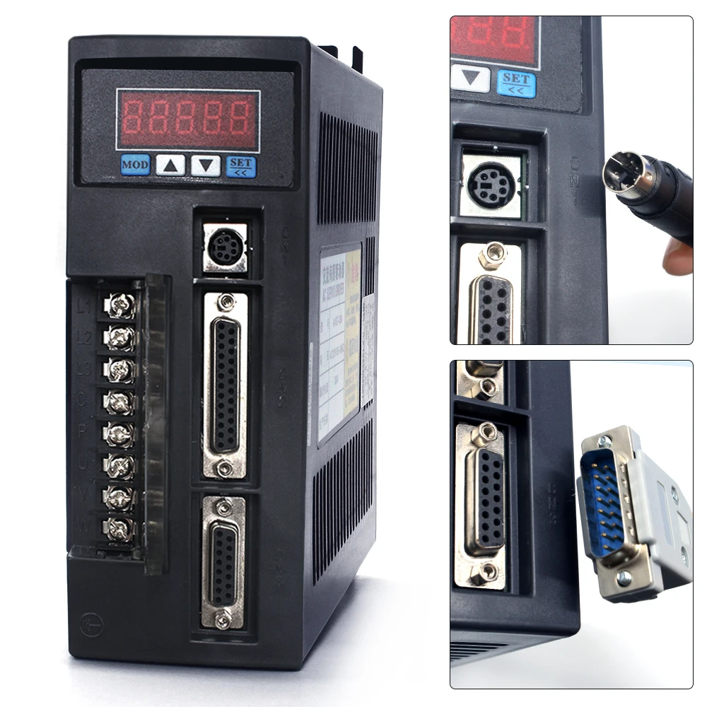 Оригинальный комплект драйвера серводвигателя переменного тока 130ST-M15025 130 мм 3 8