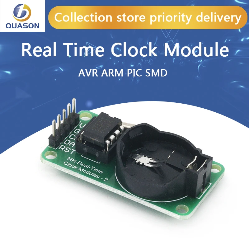 Новое поступление модуль часов реального времени RTC DS1302 для AVR ARM PIC SMD Arduino |