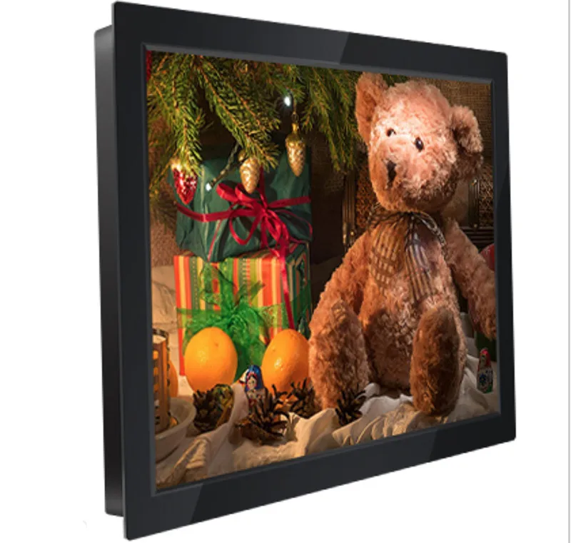 

12.1 inch 1024*768 four-wire touch screen industrial Monitor 12 inch rack mounting touch screen LCD monitor with DVI port pc