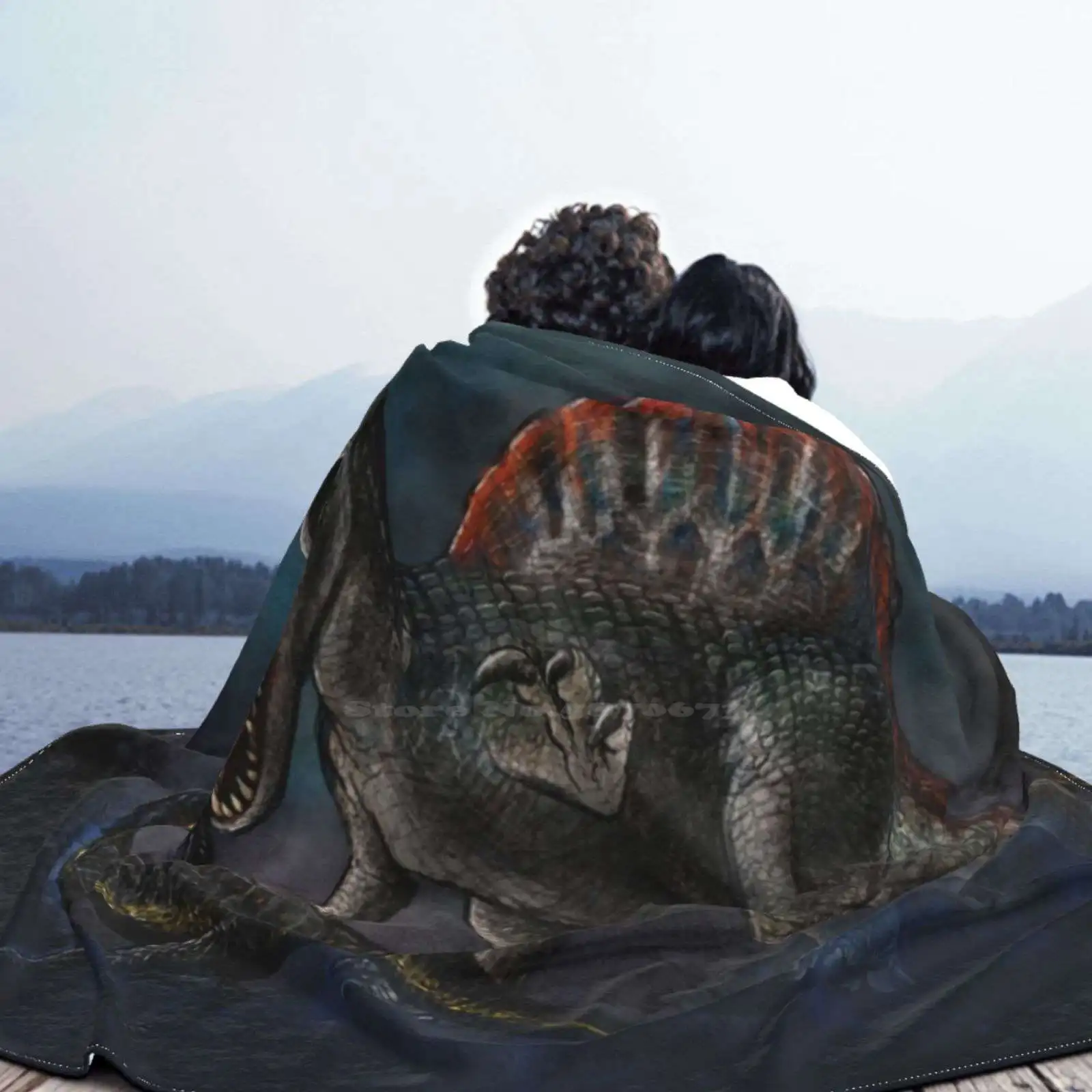 Спинозавр против Indominus Rex битва динозавра все размеры мягкое одеяло домашний