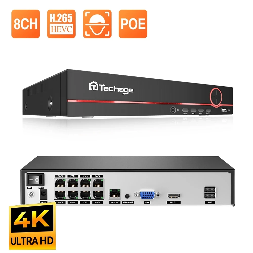 

Techage сетевой видеорегистратор 6708KR