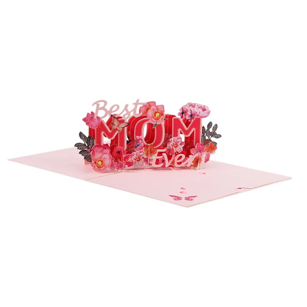 

Mother’s Day Folding andmade Paper Flower Greeting for Mother