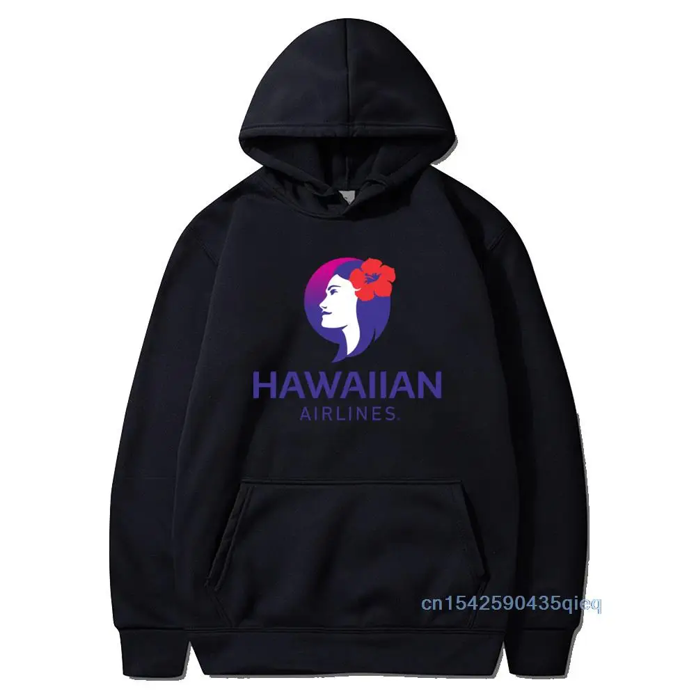 

Hawaiian Airlines Print Hoodies Lovers Day Polyester Crew Neck Male Hoodies Funny Hoodies Prevailing Long sleeve Sweatshirt