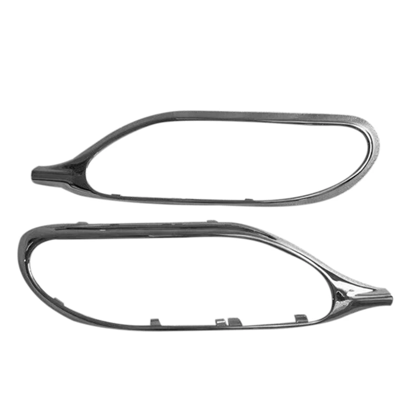 

Car Chrome Rear Left Right Bumper Exhaust Pipe Cover Trim for Mercedes Benz S-Class W222 S450 S500 2018-2020