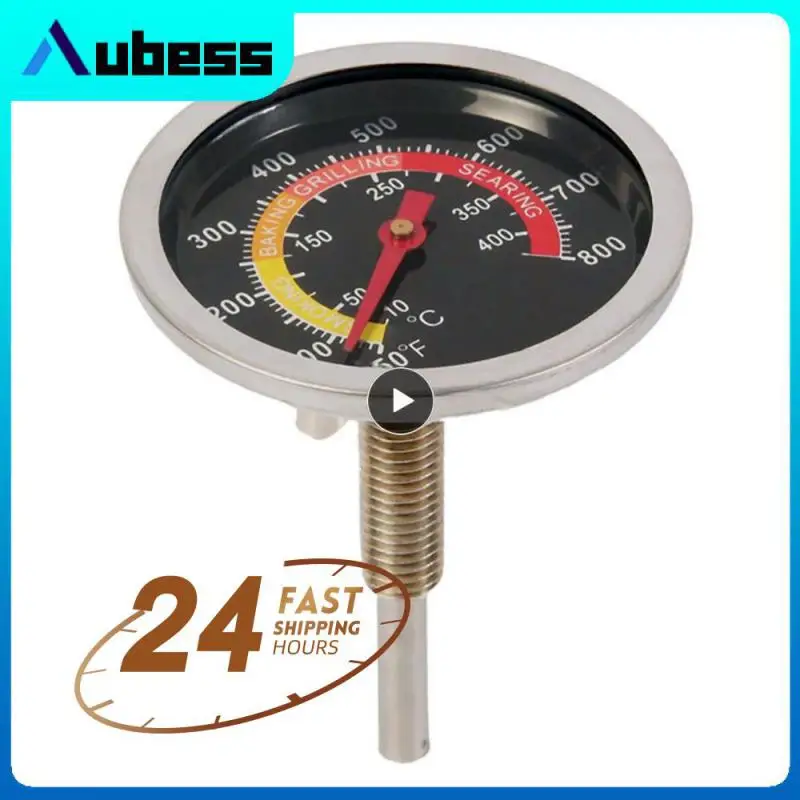 

Stainless Steel Oven Thermometer Barbecue Thermometer Stainless Steel Hole On Your Pit Smoker Grill Cooking Meat Food Measureme