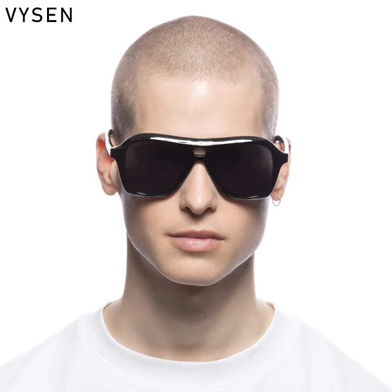 Y2K стильные солнцезащитные очки в средней оправе для женщин 2024 брендовые