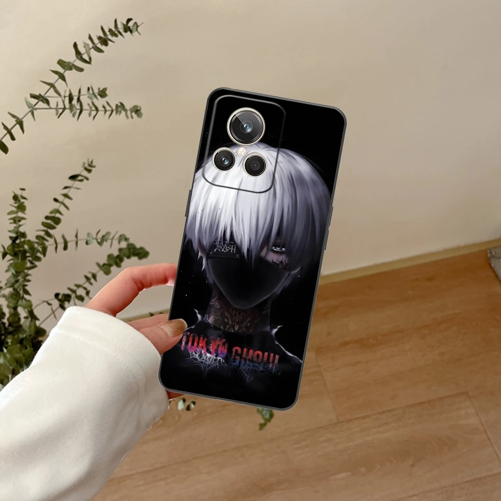 Чехол для телефона с рисунком Токийский Гуль искусственная кожа Realme GT 2 9i 8i 7i Pro X50